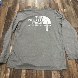 The North Face Men's Long Sleeve Shirt in Gray